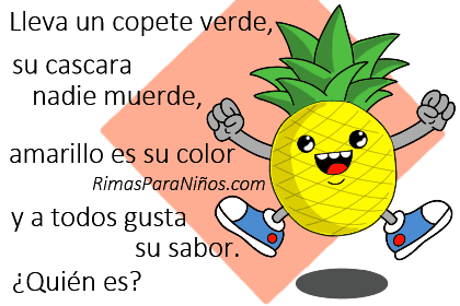 adivinanza de piña educativa